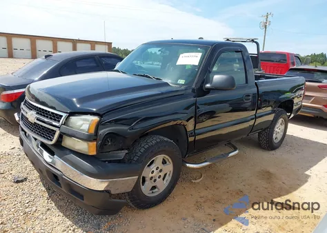 2007 Chevrolet Silverado 1500 Classic Work Truck из США, поврежденный, VIN 3GCEK14X17G172749